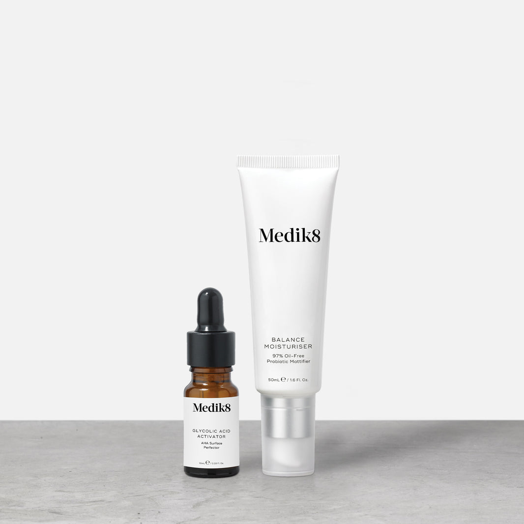 Medik8 Balance Moisturiser & Glycolic Acid Activator