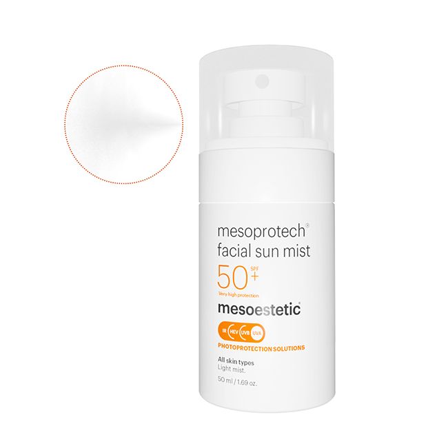 mesoprotech® facial sun mist SPF 50+ anti-ageing facial sun mist