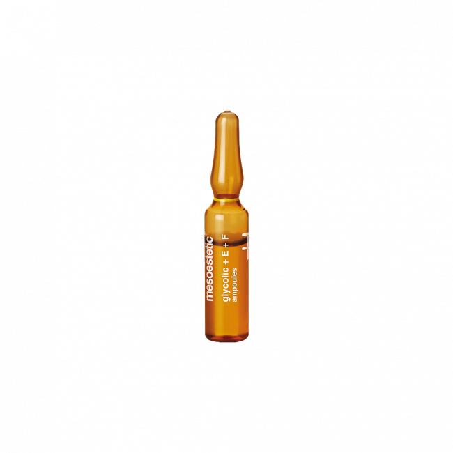 mesoestetic® ampoules glycolic + E + F