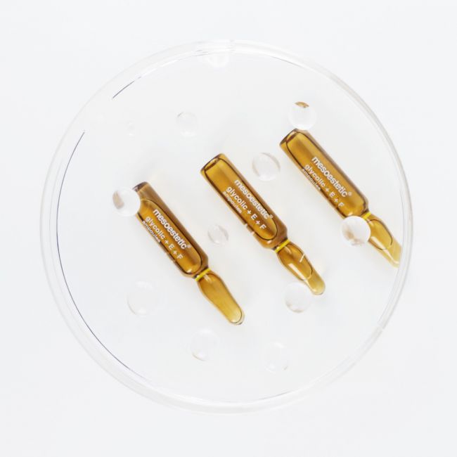 mesoestetic® ampoules glycolic + E + F